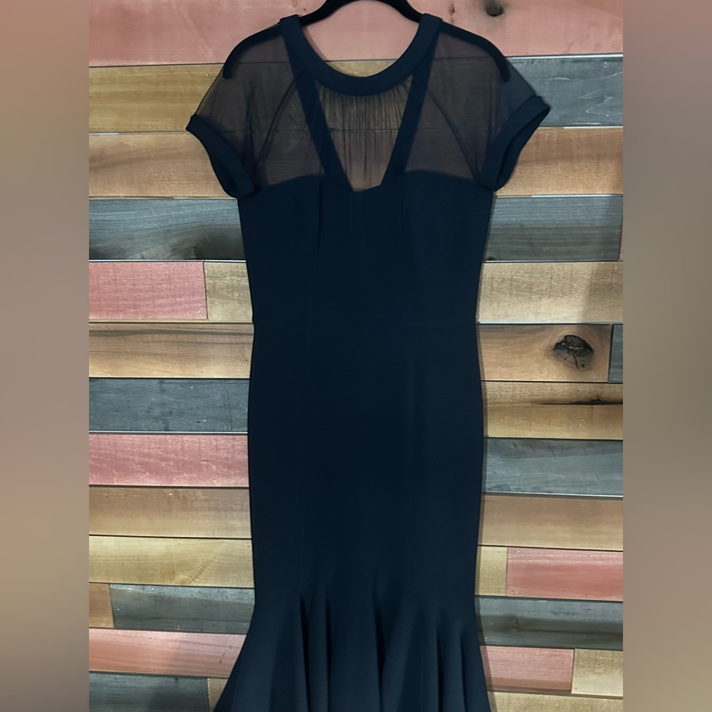 Elegant Navy Blue Dress - Picture 7 of 8
